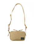 AW Shoulder Bag S - Coyote Tan : Front with Strap