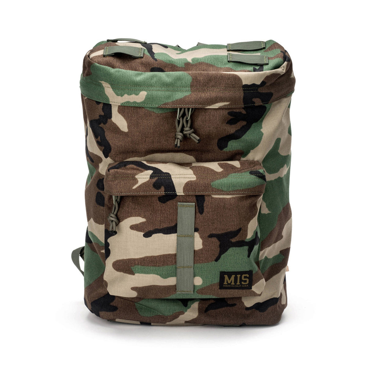 Badgley Mischka Camo Camouflage Laptop Backpack Khaki Green Brown Black Backpack - Woodland Camo – MIS main image 4