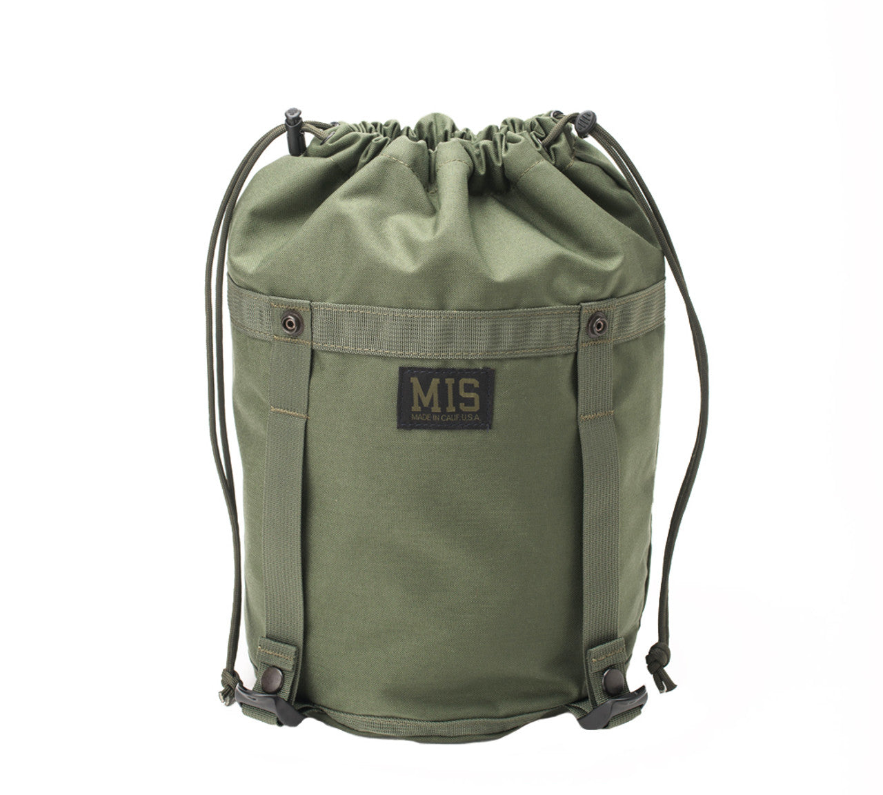 Compression Stuff Sack Small - Camo Green : Front - Closed
