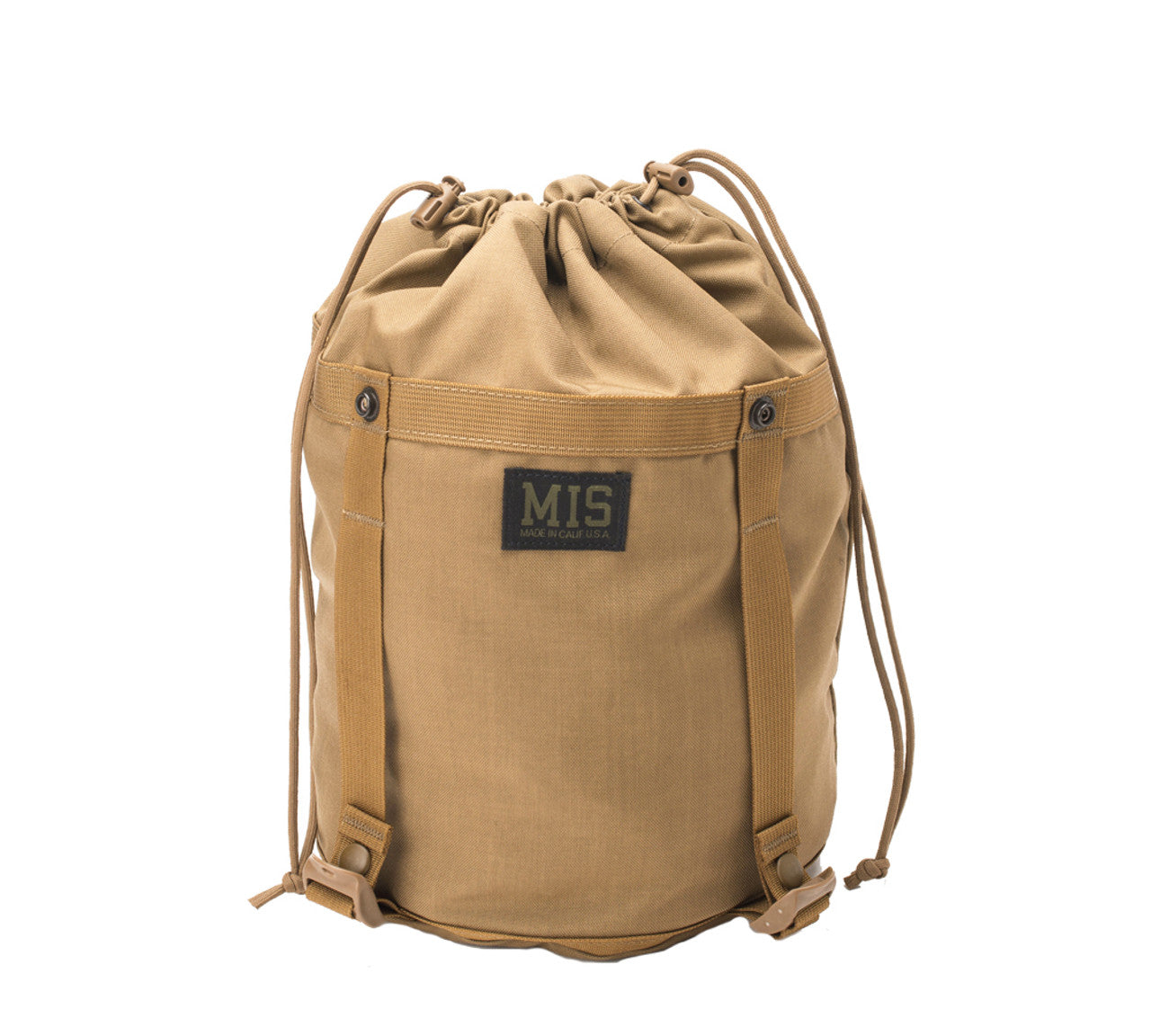 Compression Stuff Sack Small - Coyote Brown : Front - Closed