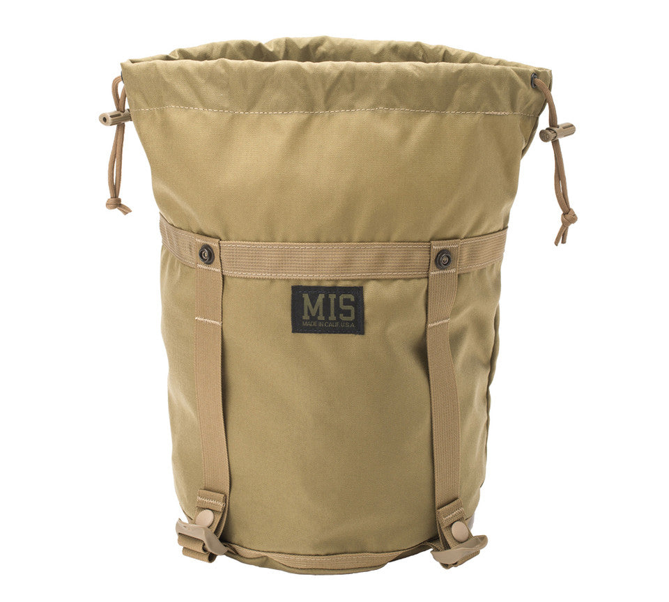 Compression Stuff Sack Small - Coyote Tan : Front - Open