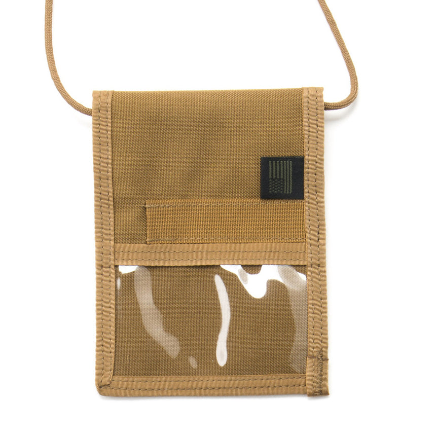 ID Passport Case - Coyote Brown : Front