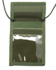 ID Passport Case - Olive Drab : Open
