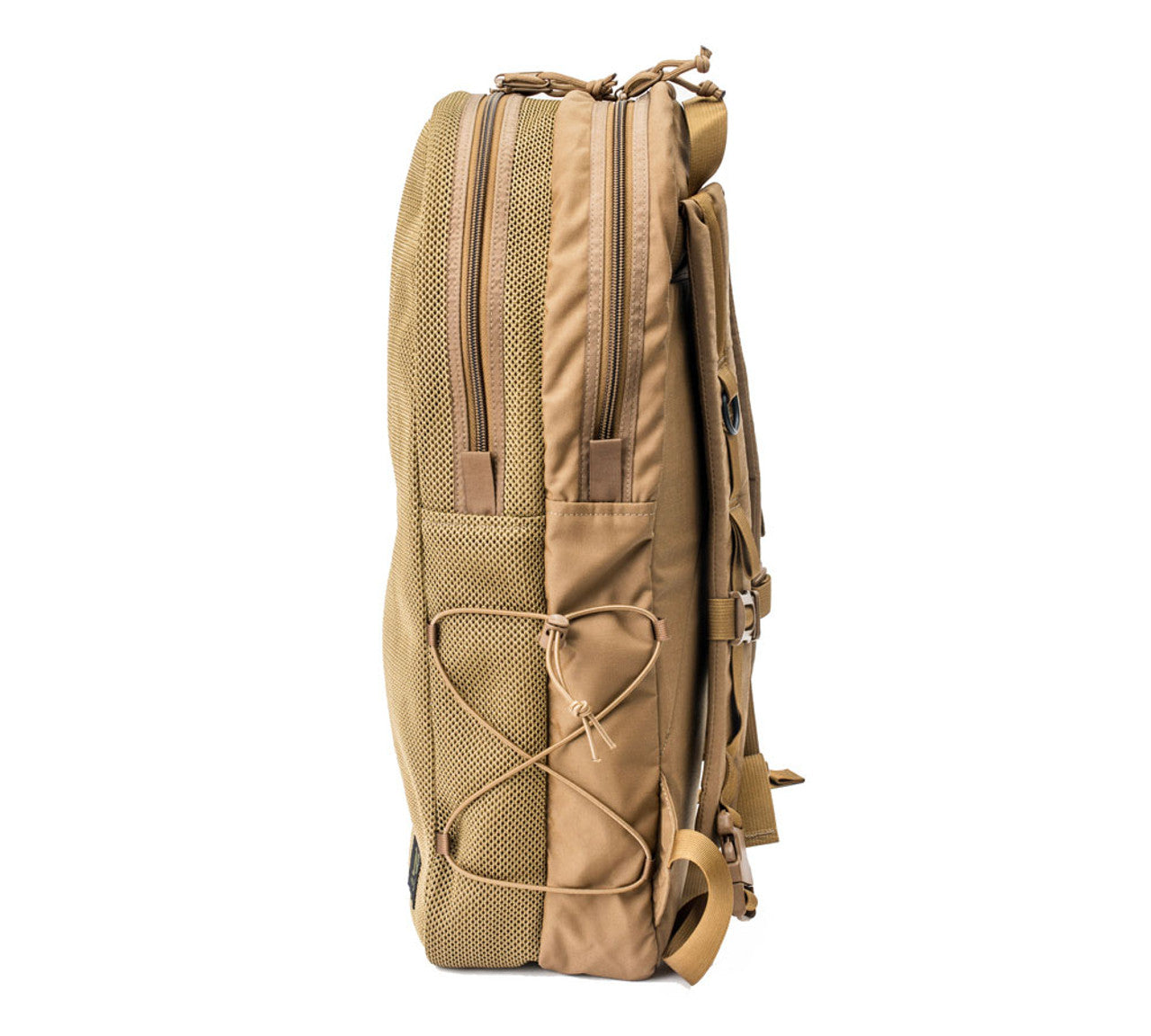 Mesh Backpack - Coyote Brown : Side