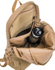 Mesh Backpack - Coyote Brown : Main Compartment