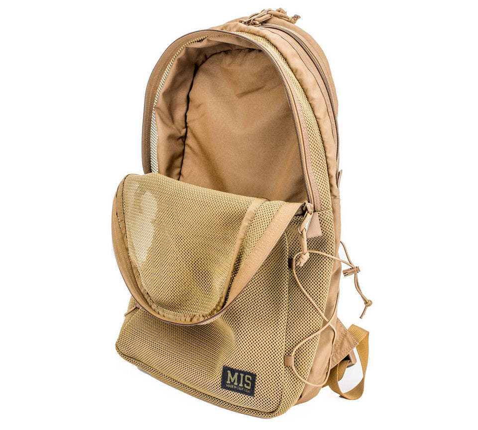 Mesh Backpack - Coyote Brown : Mesh Pouch