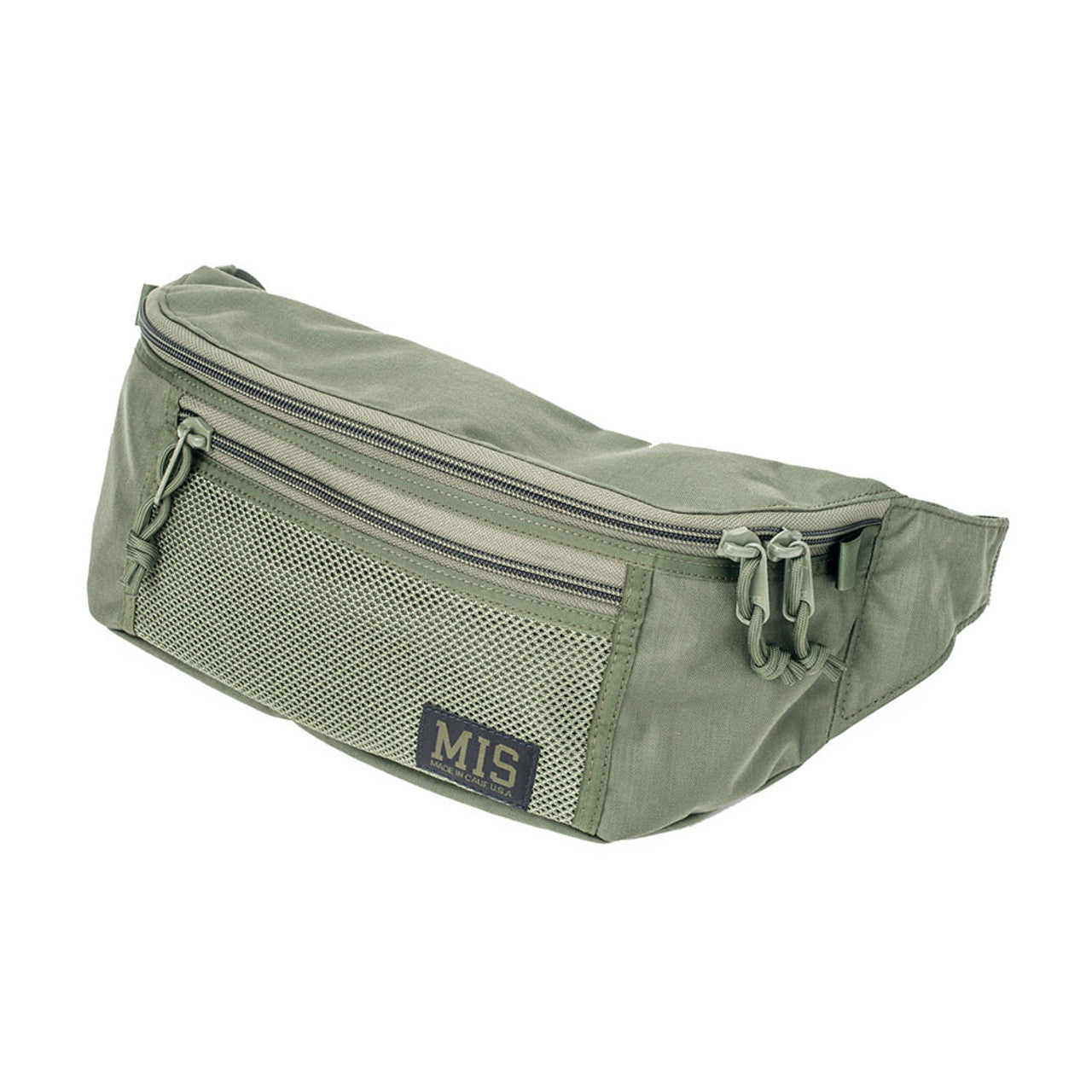 Mesh Waist Bag - Camo Green : Front