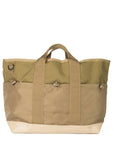 Multi Pocket Tote Bag - Coyote Tan : Back