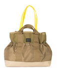Multi Pocket Tote Bag - Coyote Tan : Front 3
