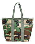 Multi Tote Bag - Woodland Camo : Front