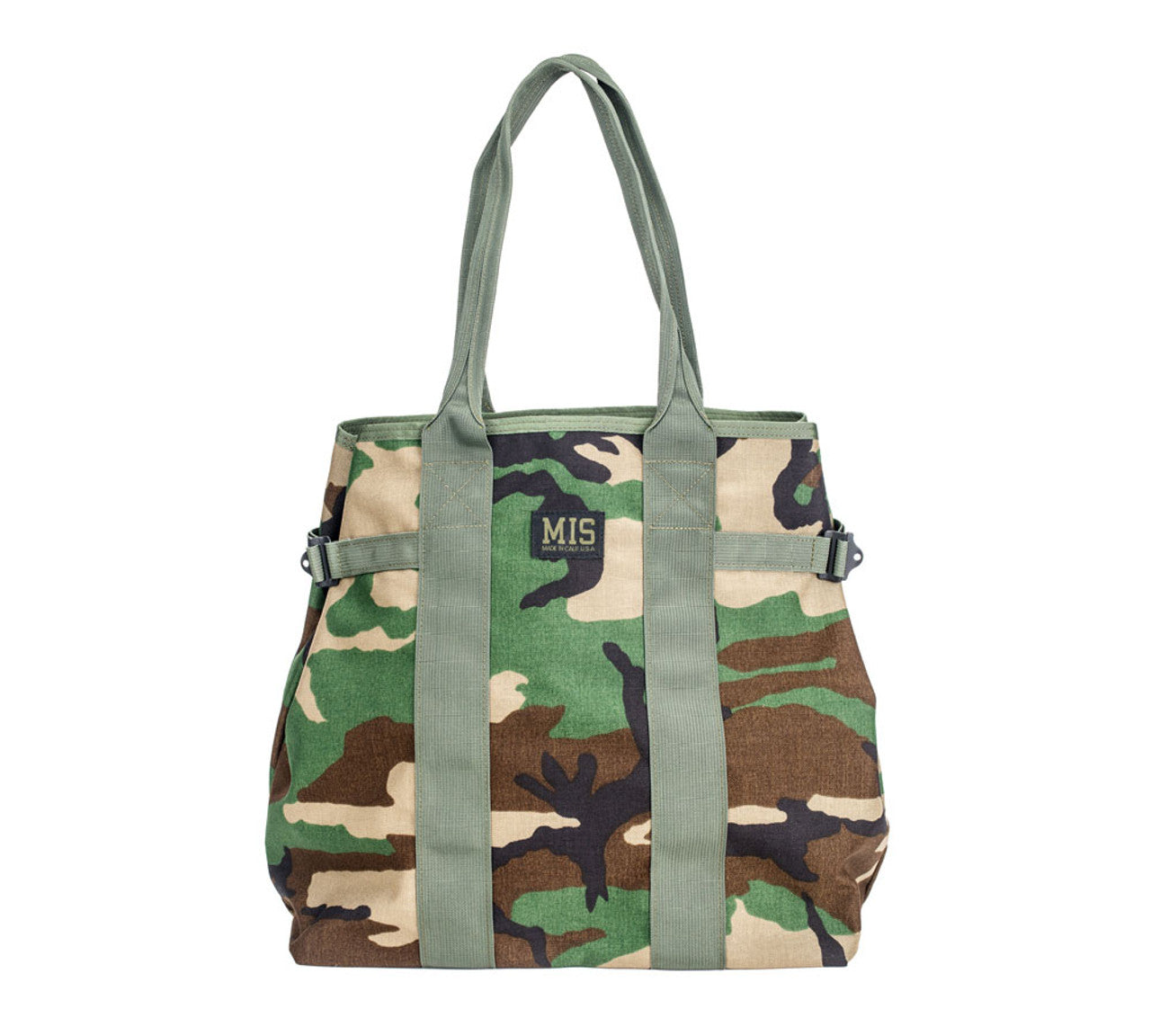 Multi Tote Bag - Woodland Camo : Front 2