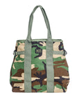 Multi Tote Bag - Woodland Camo : Front 2