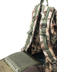 Roll Up Backpack - Covert Woodland : Back Opening