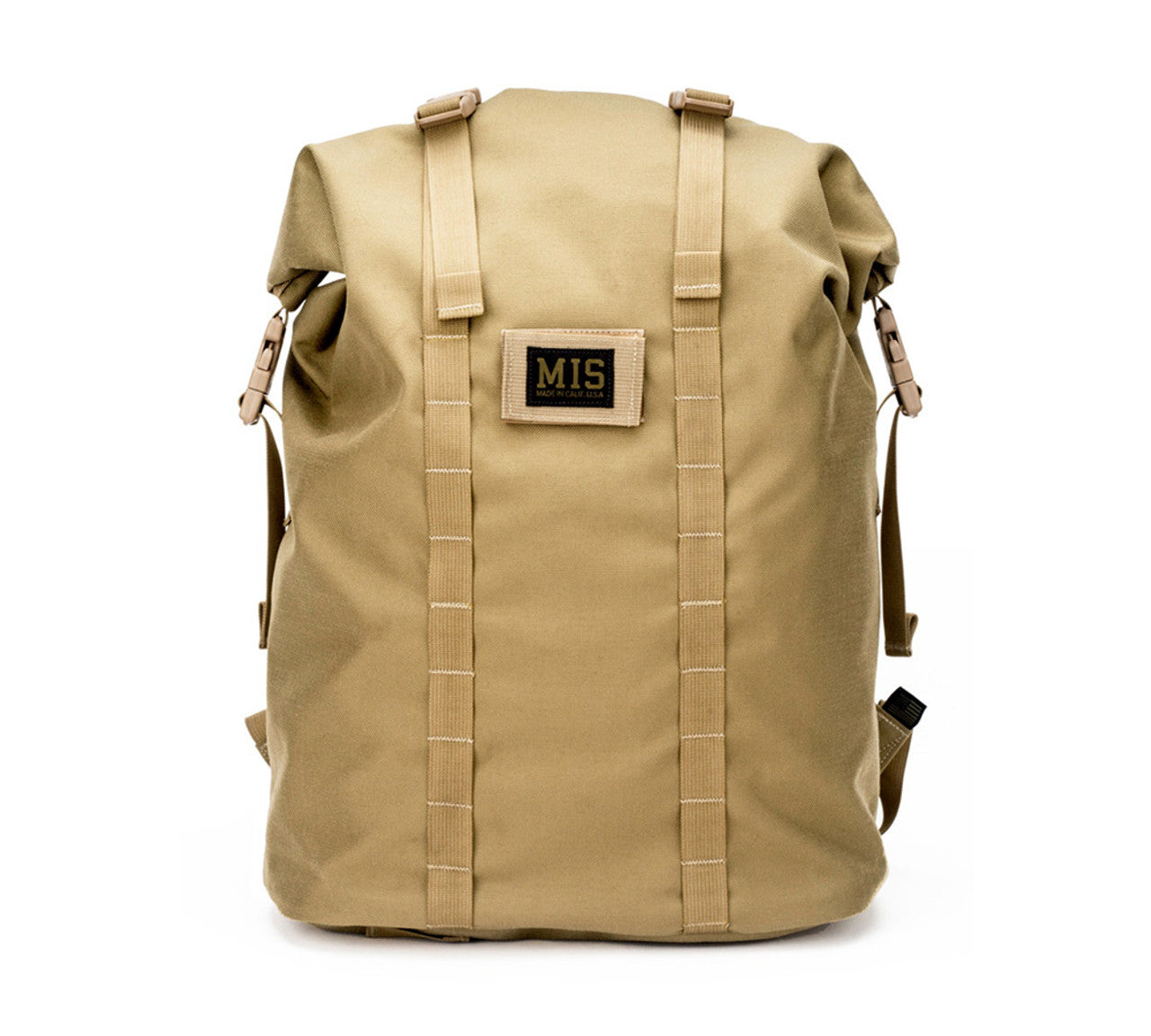 Roll Up Backpack - Coyote Tan : Front