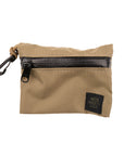 W Small Pouch - Coyote Tan : Front