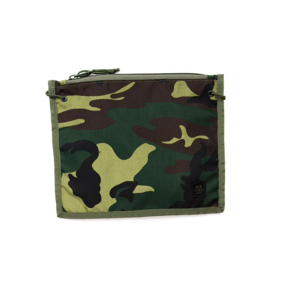 2 Way Pouch - Woodland Camo : Front