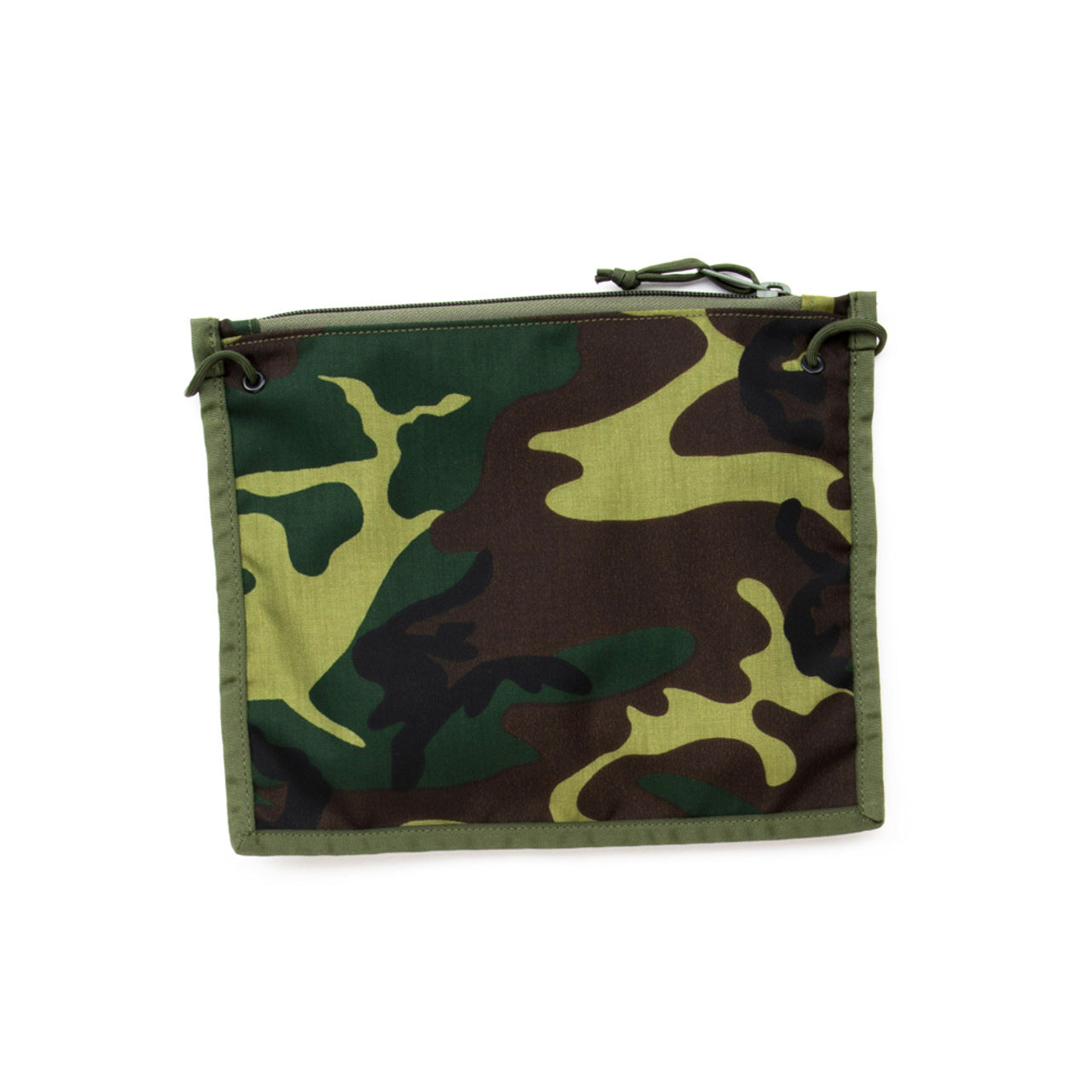 2 Way Pouch - Woodland Camo : Back