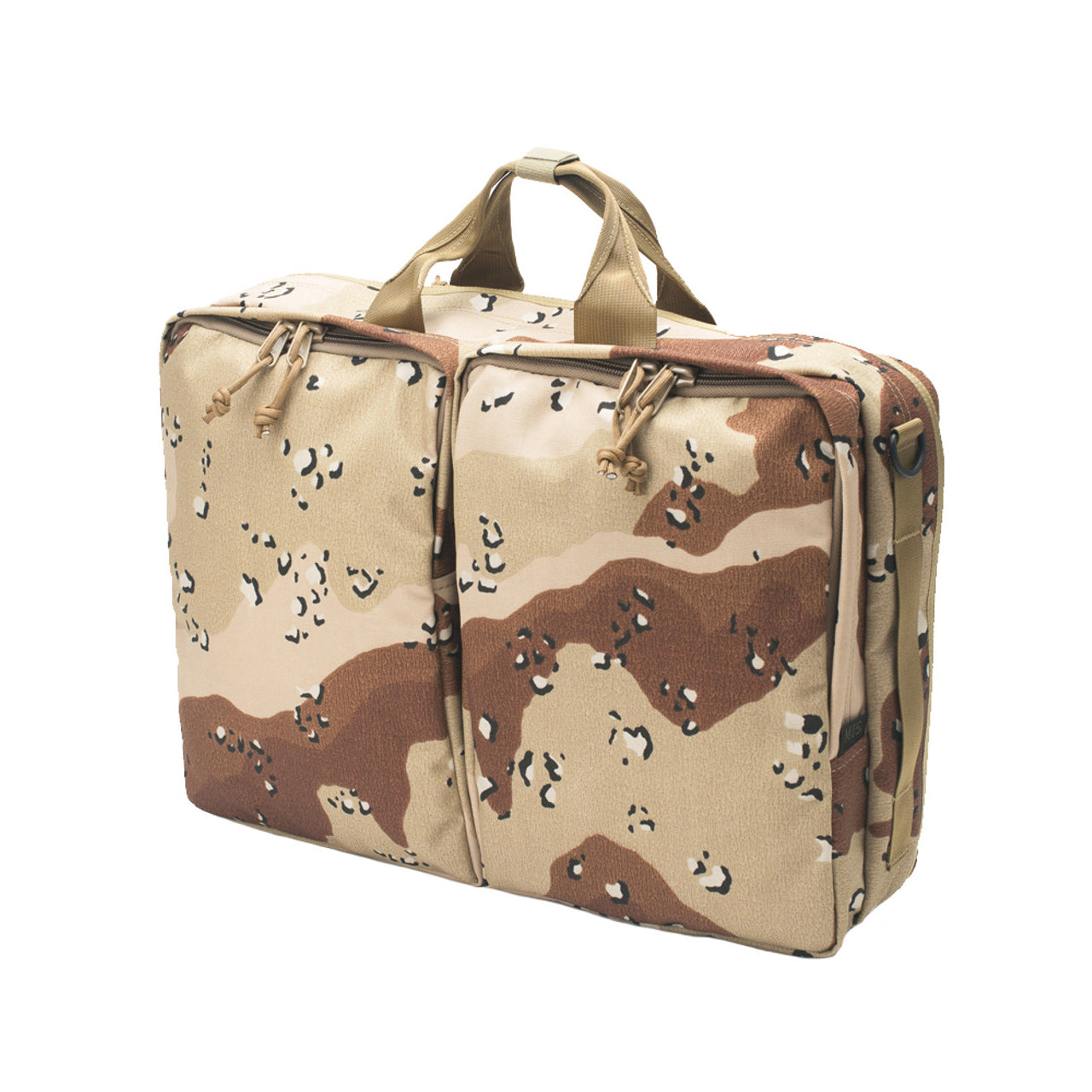 3 Way Brief Bag - Chocochip Desert Camo : Front