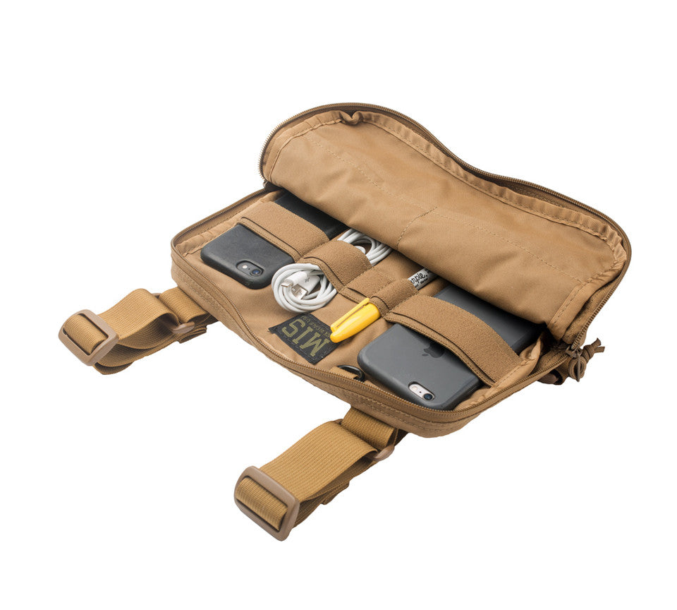 Chest Rig - Coyote Brown : Inside