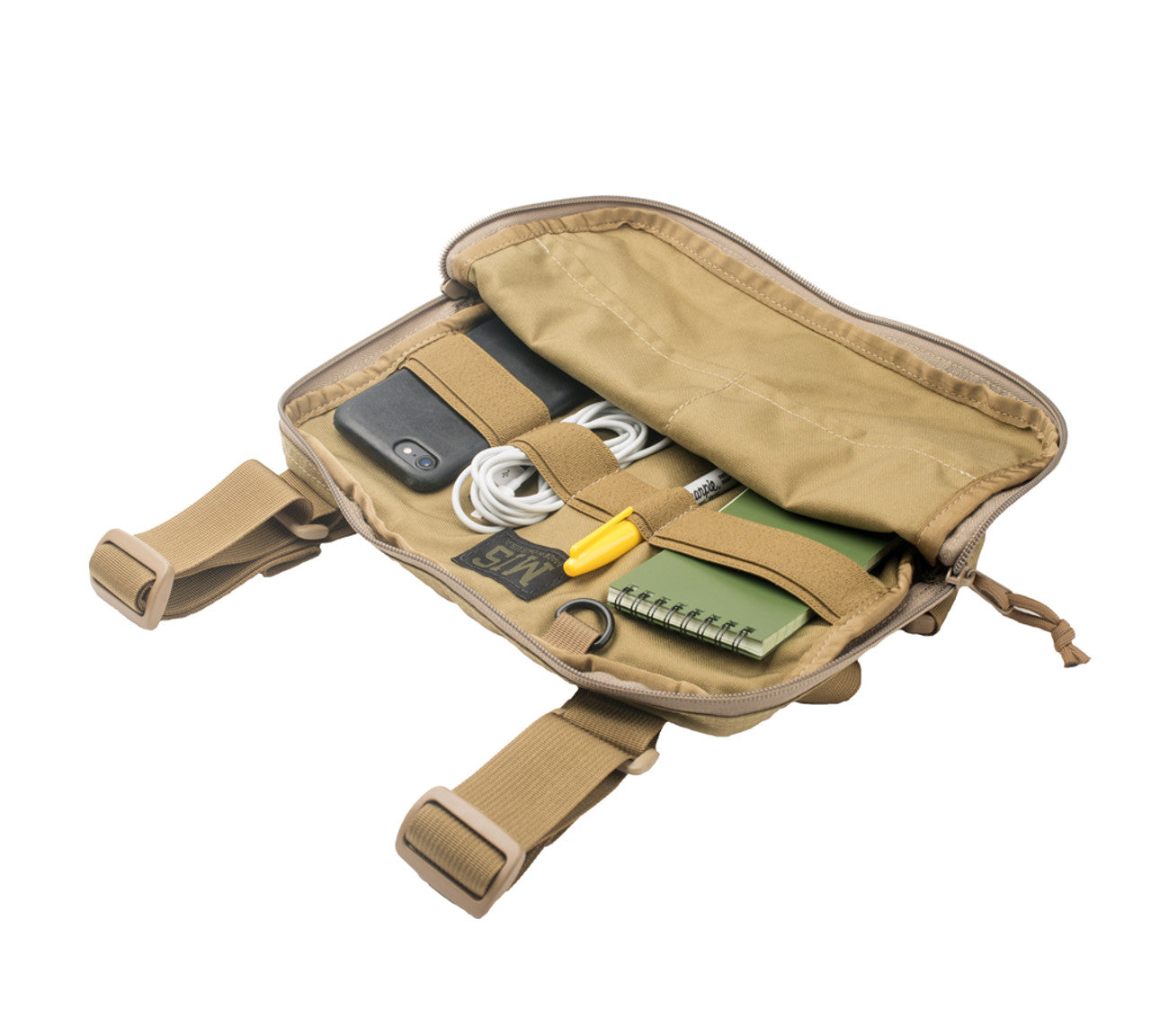 Chest Rig - Coyote Tan : Inside