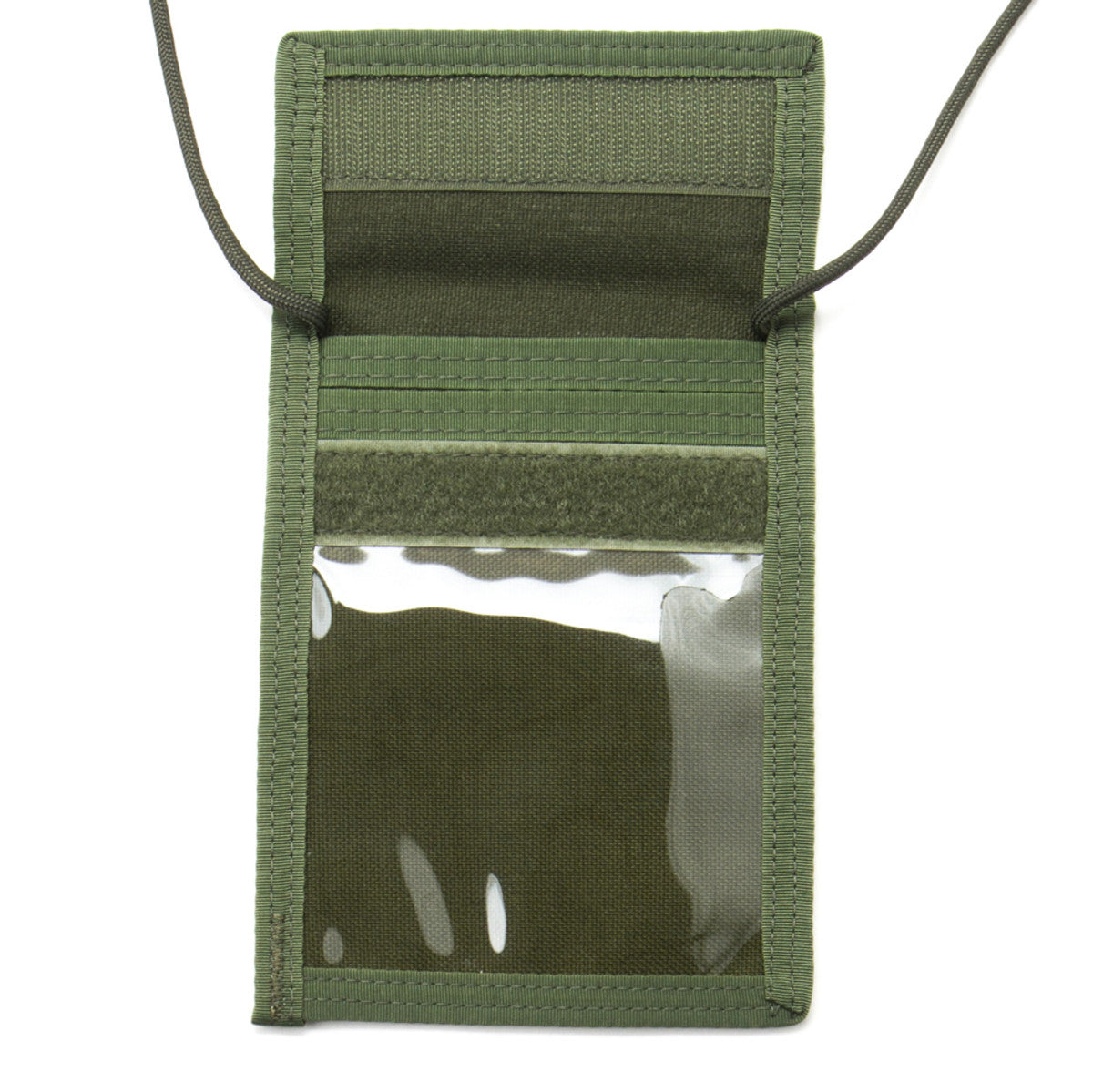 ID Passport Case - Olive Drab : Open