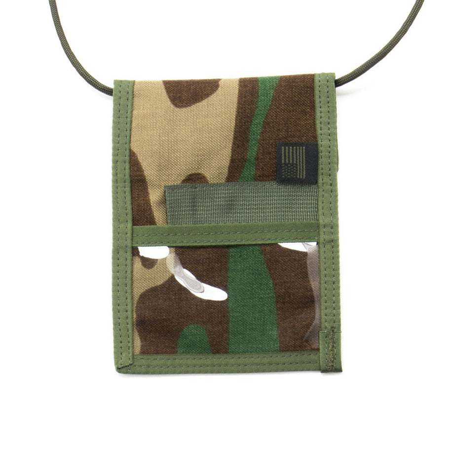 ID Passport Case - Woodland Camo : Front