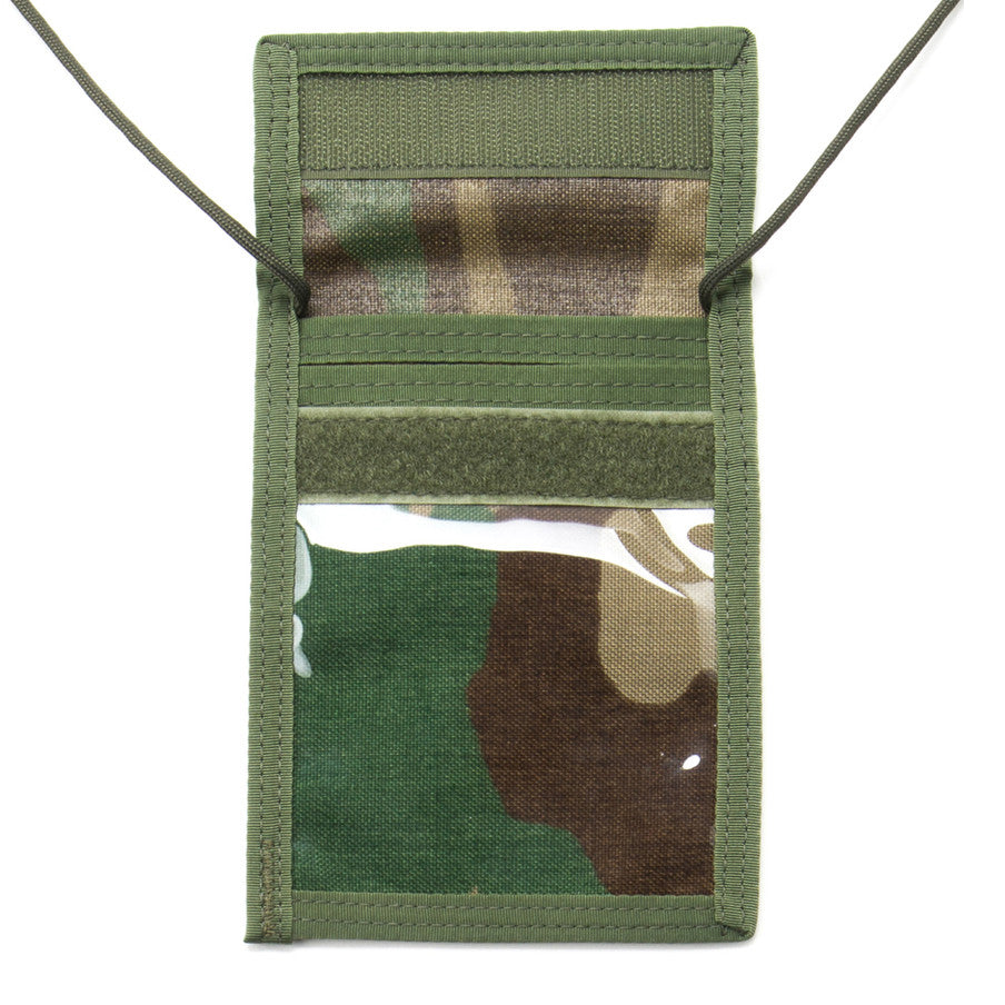 ID Passport Case - Woodland Camo : Open