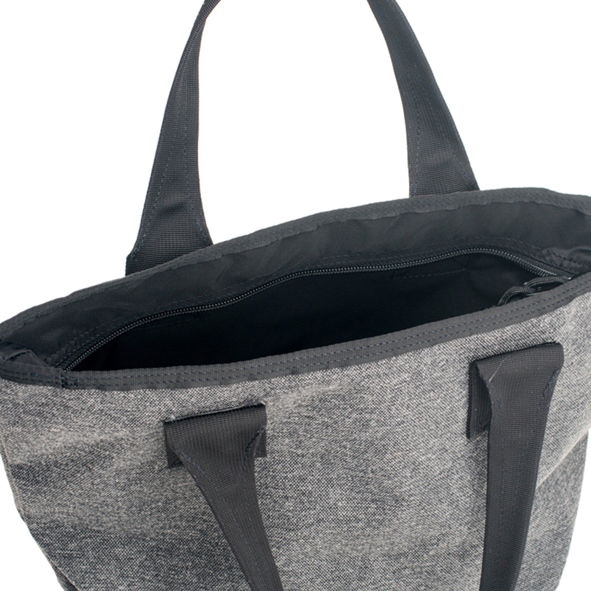 Mini Tote Bag - Denim Grey : Inside