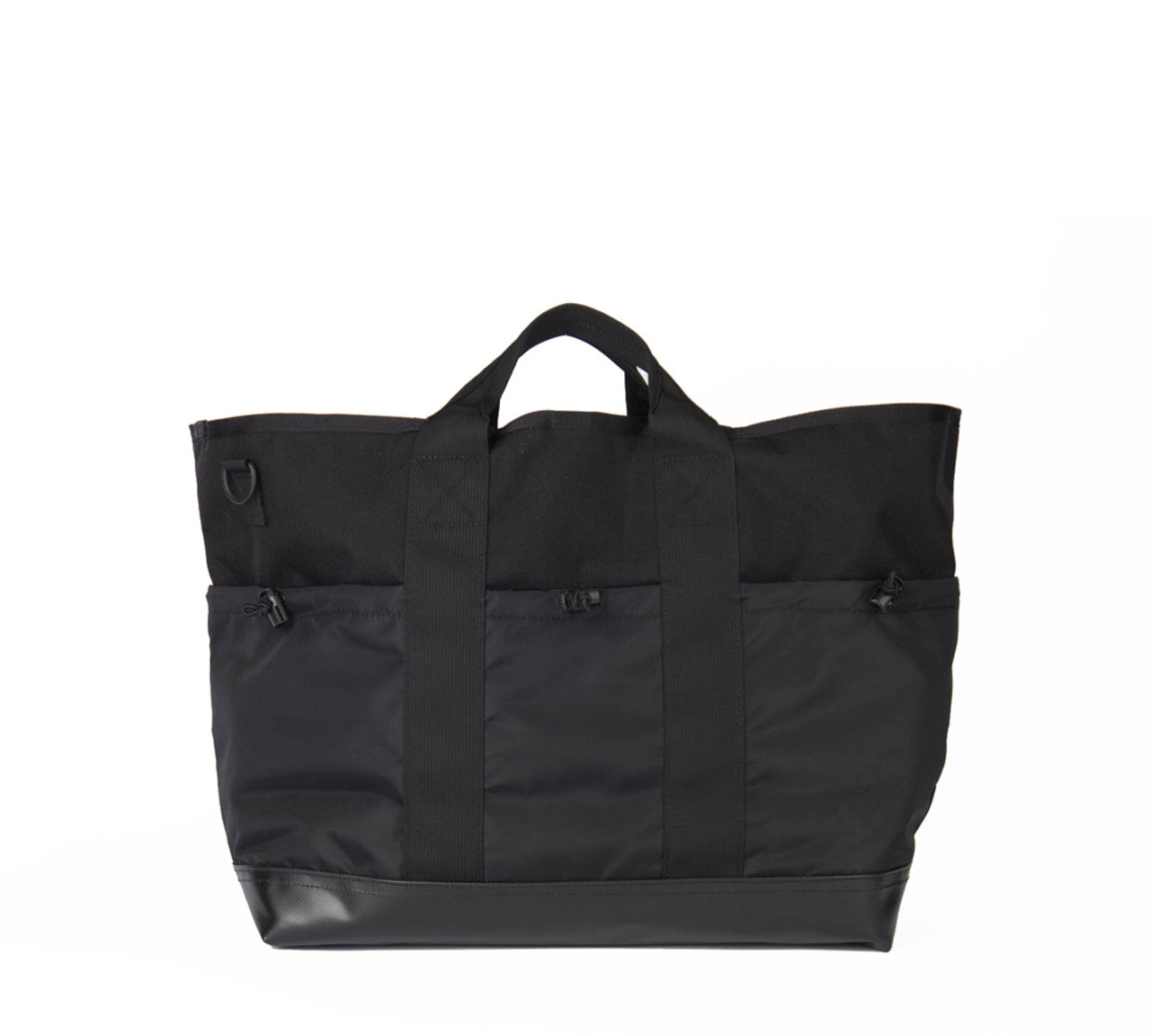 Multi Pocket Tote Bag - Black : Back