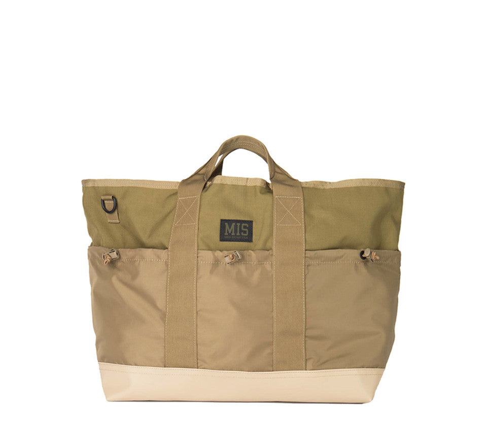 Multi Pocket Tote Bag - Coyote Tan : Front 2