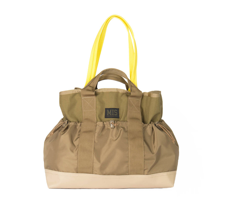 Multi Pocket Tote Bag - Coyote Tan : Front 3