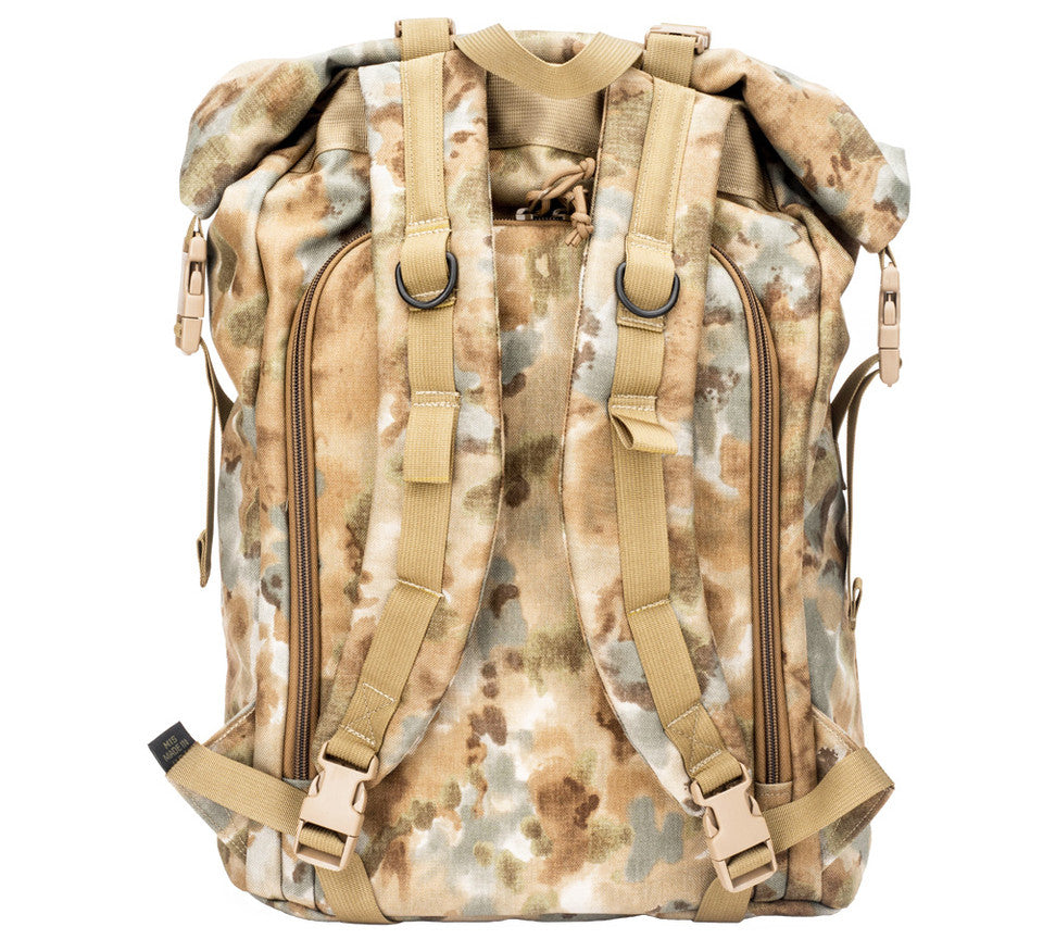 Roll Up Backpack - Covert Desert : Back