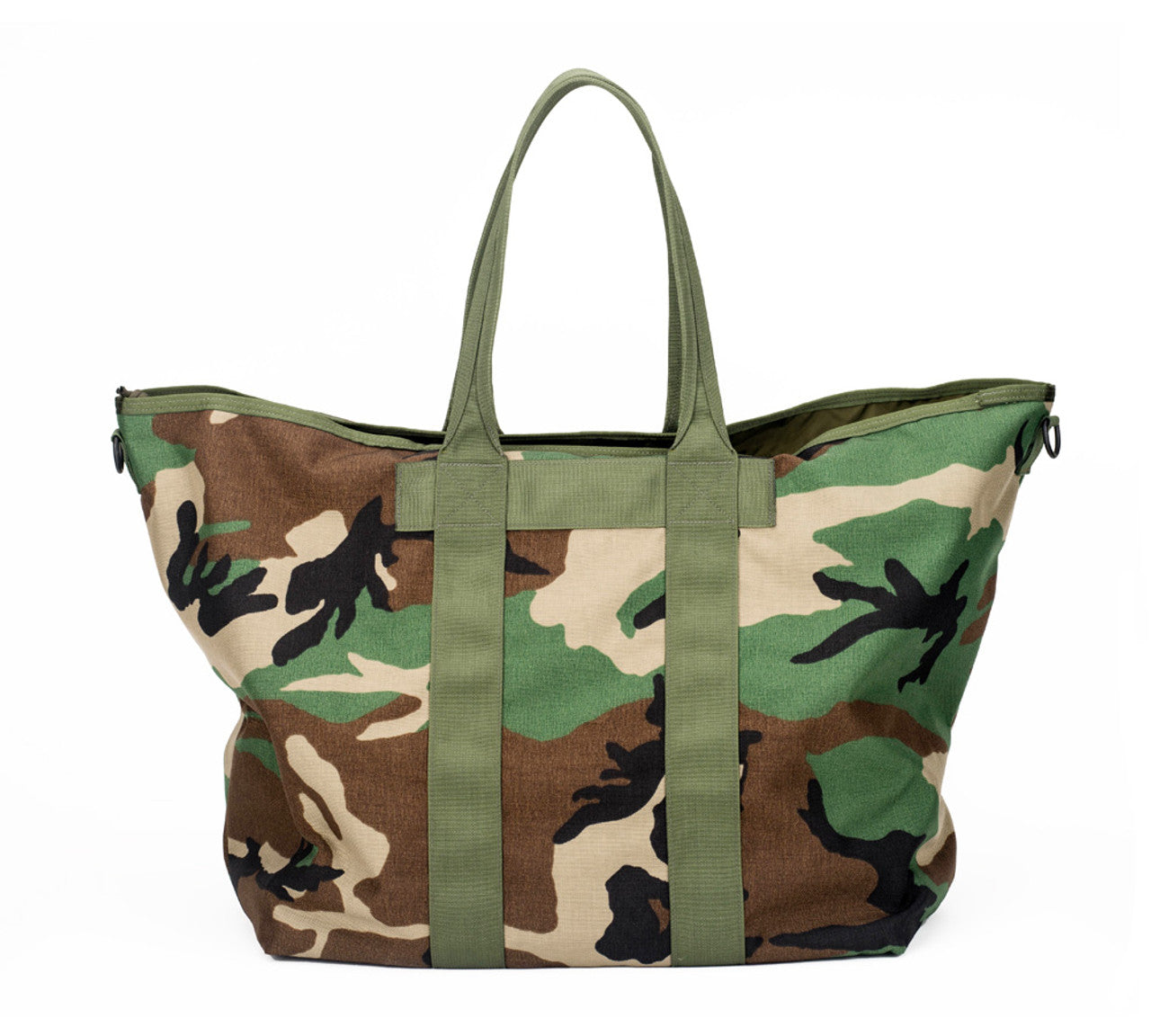 Super Tote Bag - Woodland Camo : Back