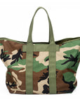 Super Tote Bag - Woodland Camo : Back