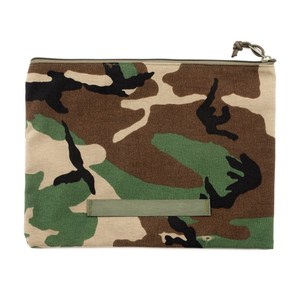 Tool Pouch L - Woodland Camo : Back