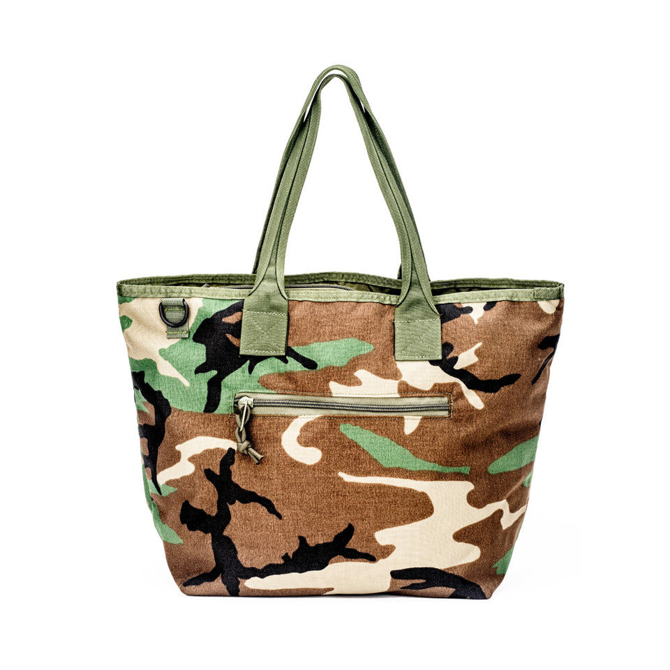 Tote Bag - Woodland Camo : Back