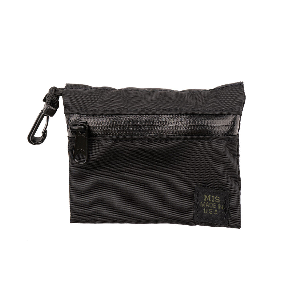 W Small Pouch - Black : Front