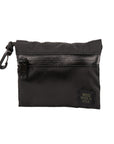 W Small Pouch - Black : Front