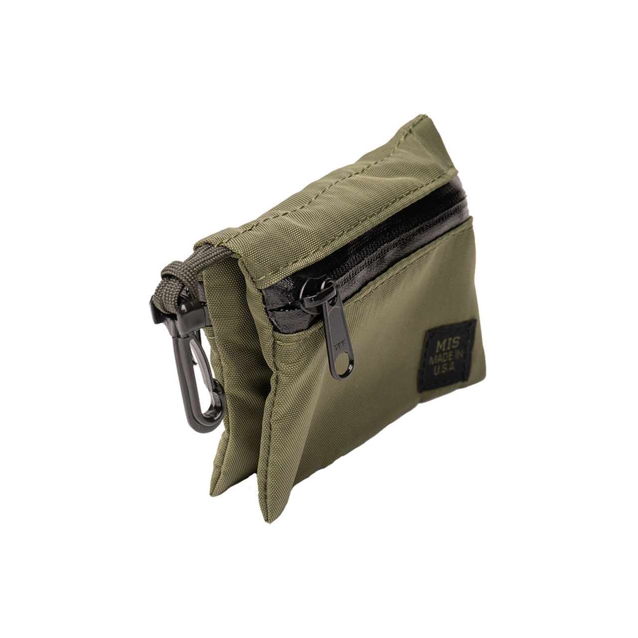 W Small Pouch - Olive : Side